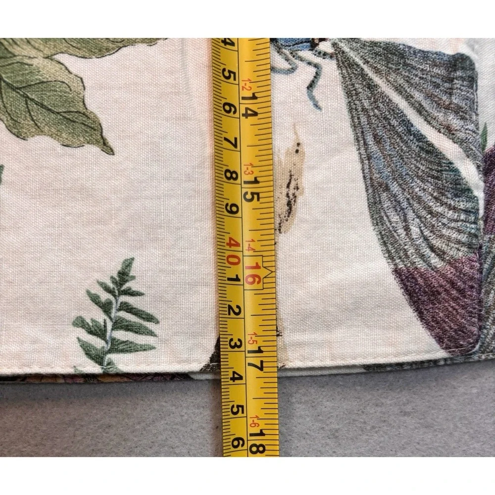 Rare Pottery Barn Fauna Bird Table Runner Multicolor Cotton Linen Blend 17